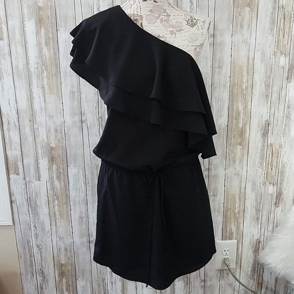 Haute Hippie one shoulder dress